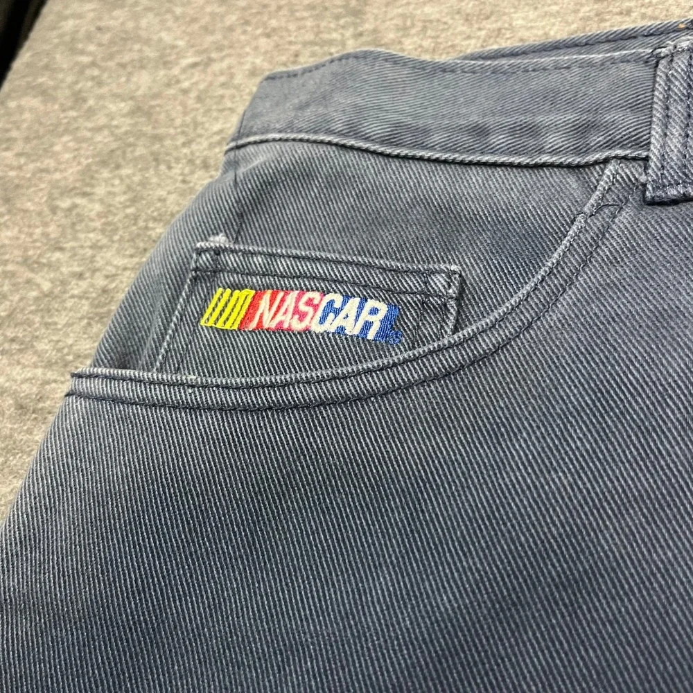JH Design Valvoline Racing Jeans Mens 42x34 Baggy Y2K NASCAR Mark Martin Blue
